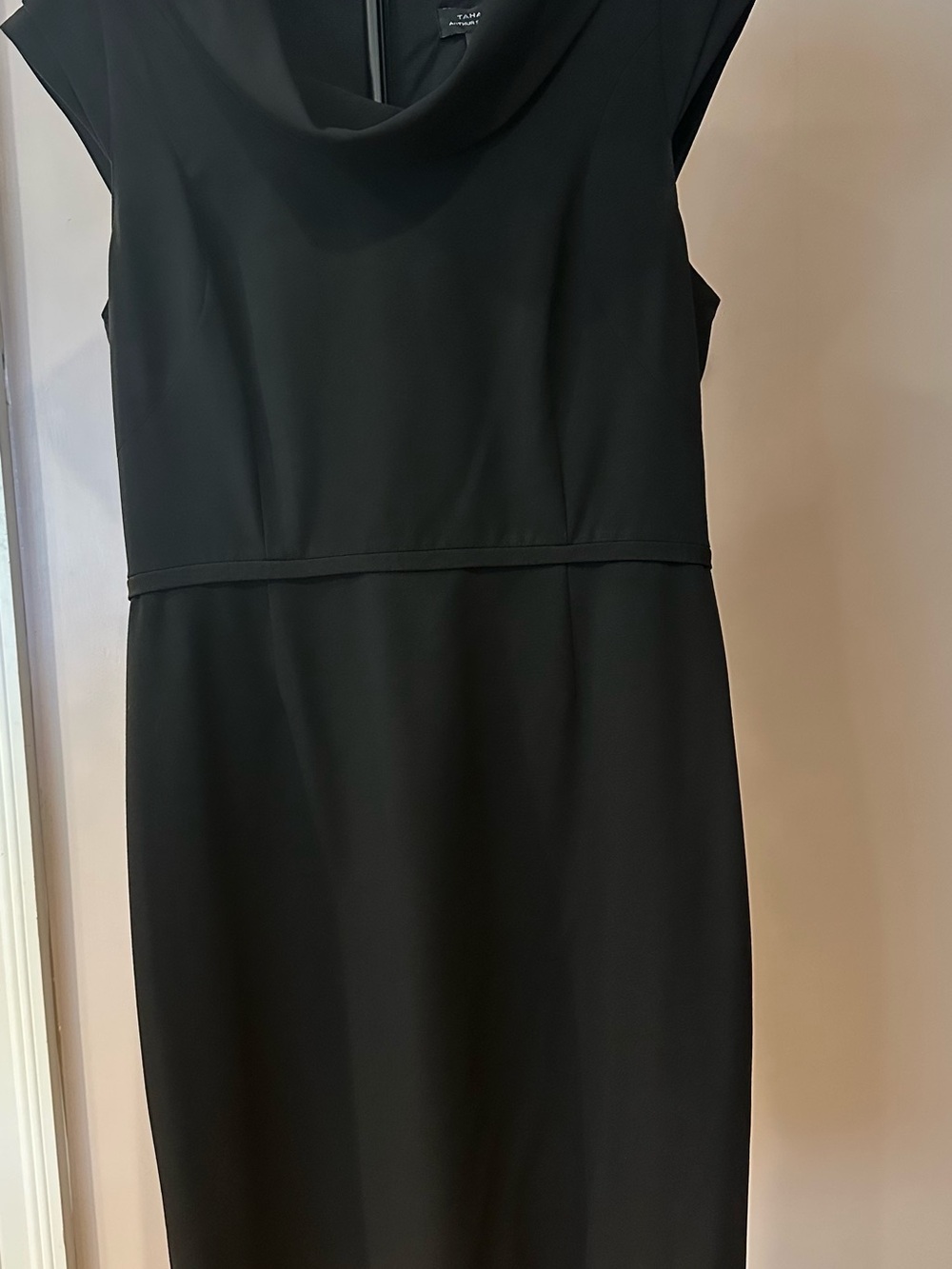 Tahari Arthur Levine Classic Black Sheath - 12